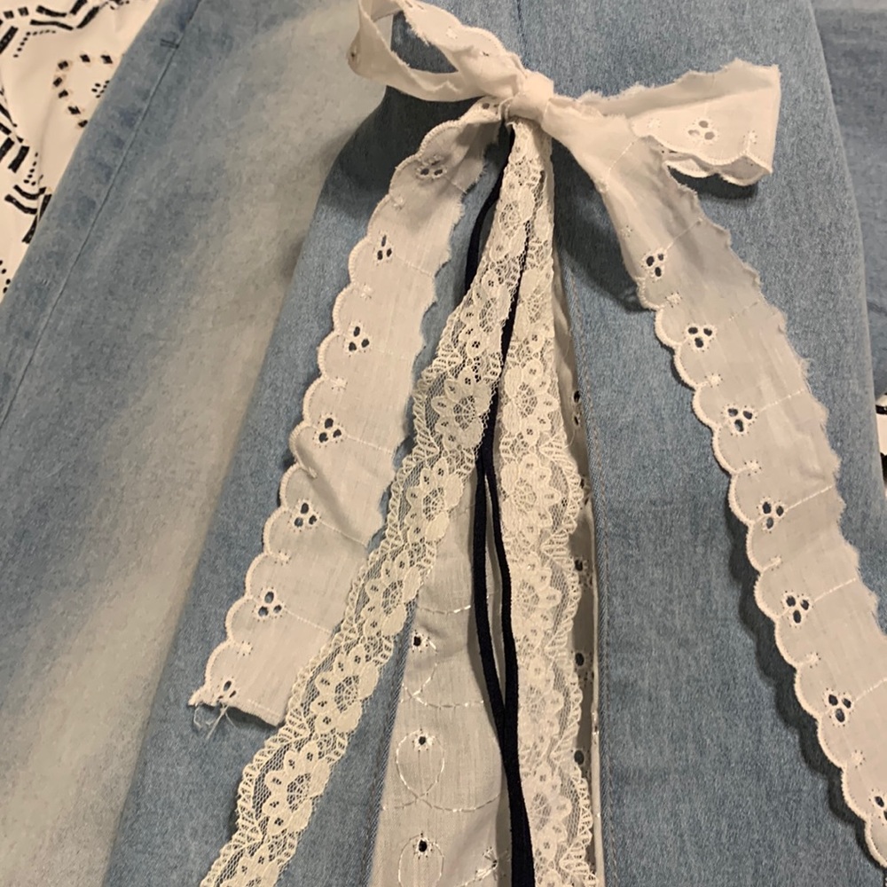 Vintage Flare Bow jeans